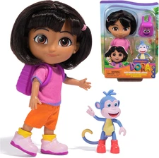 Dora Best Friends Dora & Boots Set 6" Doll with Clothes, Backpack & Boots Toy