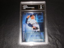 BLAKE SNELL 2016 TOPPS #BSN SCOUTING REPORT AUTOGRAPH ROOKIE GMA GRADED 9