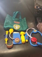 Fisher Price Medical Bag with Doctor Kit Playset Pretend Kid Toys