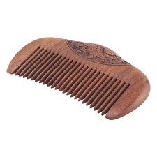 Comb Sandalwood Super Narrow Dent Wood Combs Static Lice4156