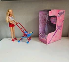 Sindy Doll, Baby & folding Pushchair from Mini Cooper Car Vintage2001 Barbie too