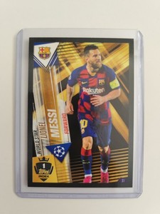 Carte Lionel Messi WORLD STAR Topps Match Attax 2019-2020 - Barcelone N°S1 - Très Bon état