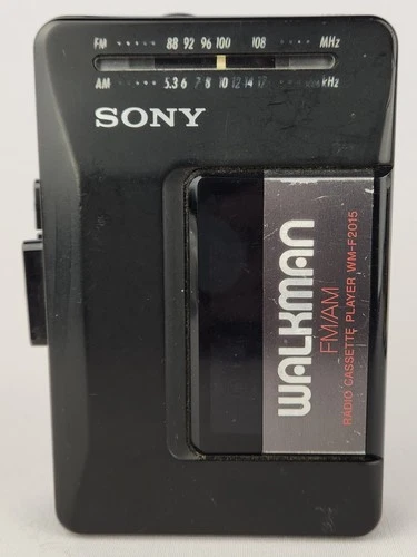 Sony Walkman WM-F2015 FM/AM Cassette Player - PARTS ONLY Or REPAIR
