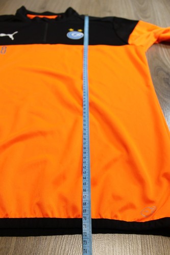 Grasshoppers Football Jacket Jersey 2018 2019 Training Size L Puma Orange Black - Picture 12 of 12