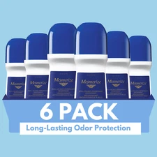 Avon Mesmerize Roll-On Antiperspirant Deodorant, 2.6 fl oz–Fresh Scent (6-Pack)