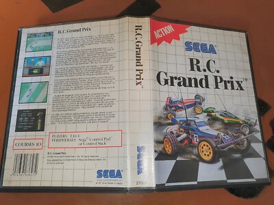 R.C. GRAND PRIX COMPLET SEGA MASTER SYSTEM PAL EURO (FR) CIB