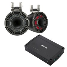 Kicker Kmtc114 150w Rms 11” Tower Speaker System With Amplifier