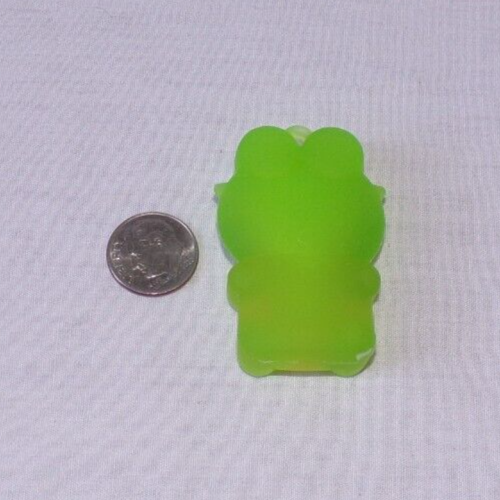 Miniatura Animal Rana Juguete Premio Joyería Dije Estatuilla Goma Plástico 2" Corazón - Imagen 2 de 2