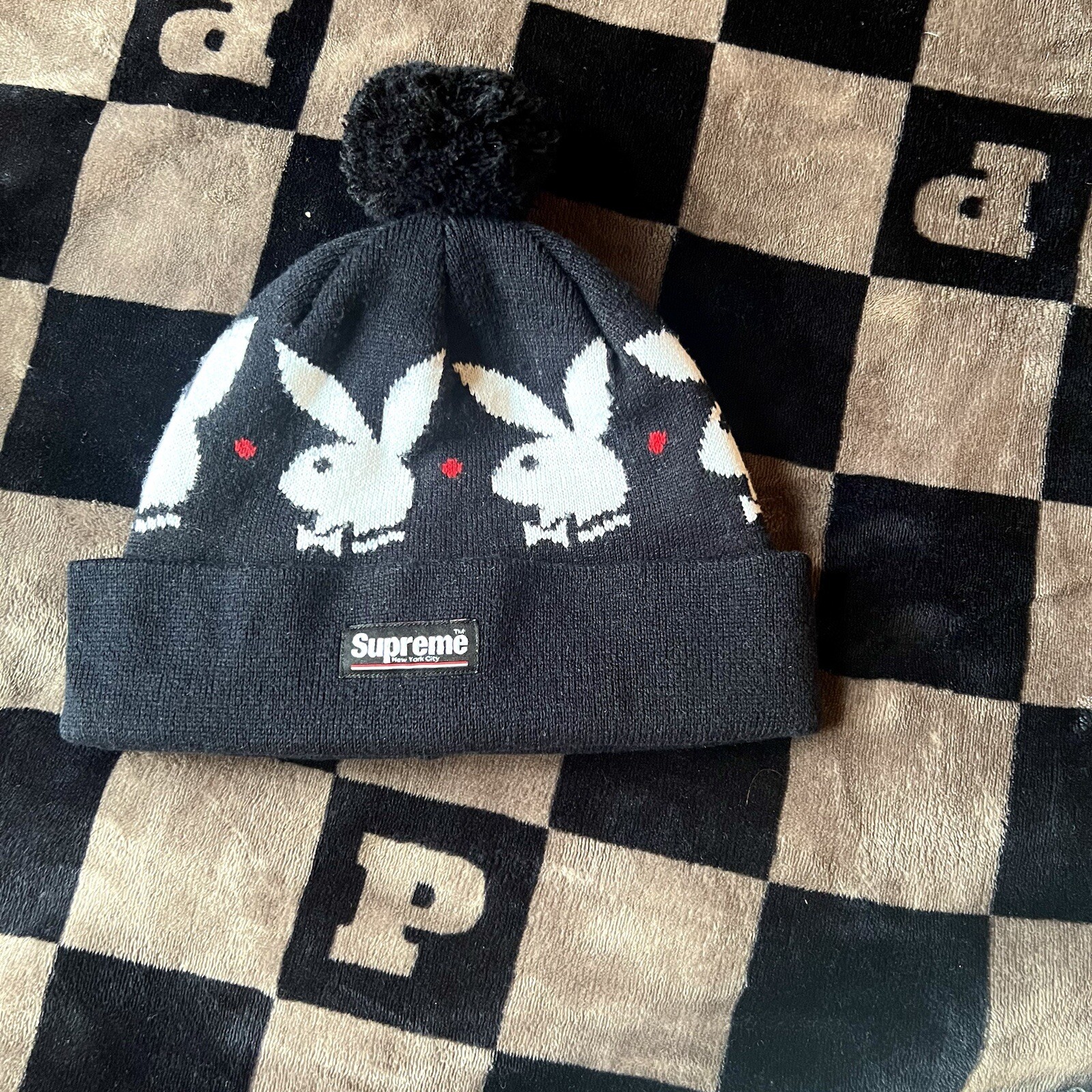 Supreme Playboy Jacquard Beanie (FW17)
