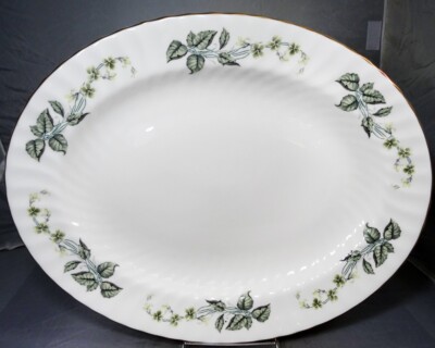 GREENWICH S705 by Minton Oval Platter 13.75'' NEW NEVER USED made in England