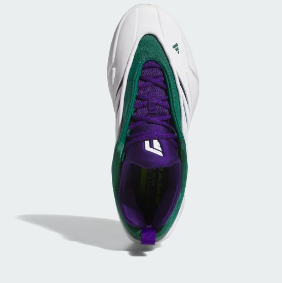 Adidas Dame 9 Low Cloud White Core Black Collegiate Green IG6603