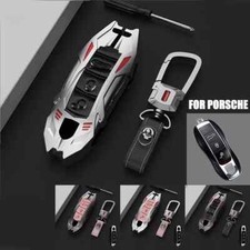 For Porsche Cayenne Macan Panamera 718 911 Zinc Alloy Car Key Fob Case Cover