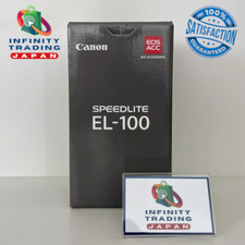 Canon EL-100 SPEED LITE EL 100 Speedlite Hotshoe Flash Compact  Light Black