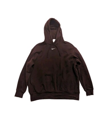 Nike Centre Swoosh Size Medium Womens Oversized Brown