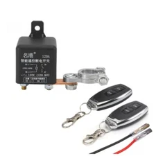 Car Battery Disconnect Switch Remote Control Power System Wireless Cut Off Kit