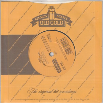 Toto   Hold the line   Rosanna  Old Gold OG 9555 -   1985   UK-Press.  7 -Single