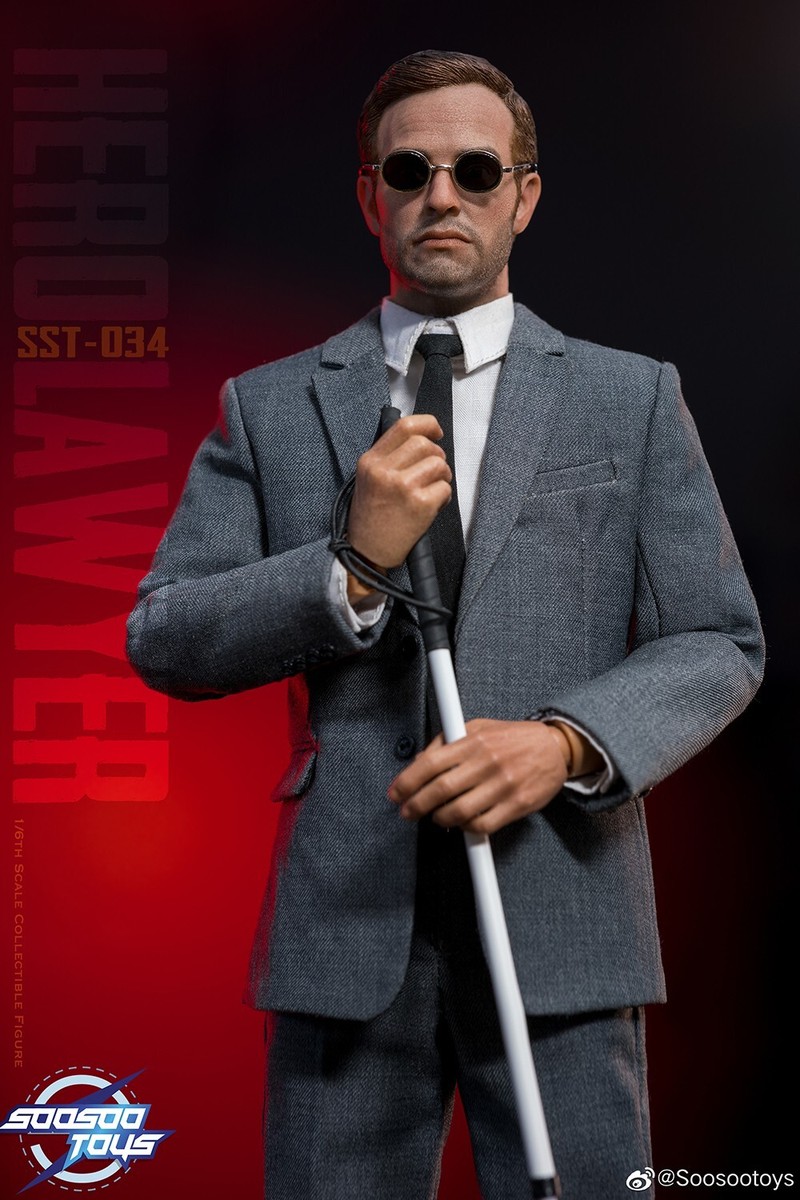 Soo-sootoys SST034マット アトーニー デアデビル1/6Matt SOOSOOTOYS SST-034 Daredevil 2.0 Lawyer Matt Murdock 1/6 12