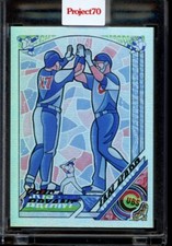 2021 Topps Project 70 Card #392 Ian Happ / Kris Bryant by Efdot Rainbow Foil /70