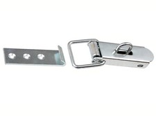 Turnbuckle 126x48x5 lock lever lock with lock eye + hook straight