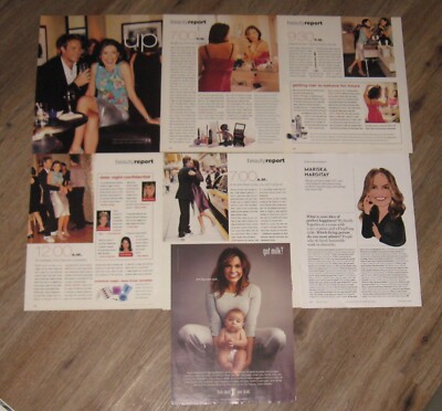 Mariska Hargitay original FULL PAGED magazine clippings pages PHOTO article