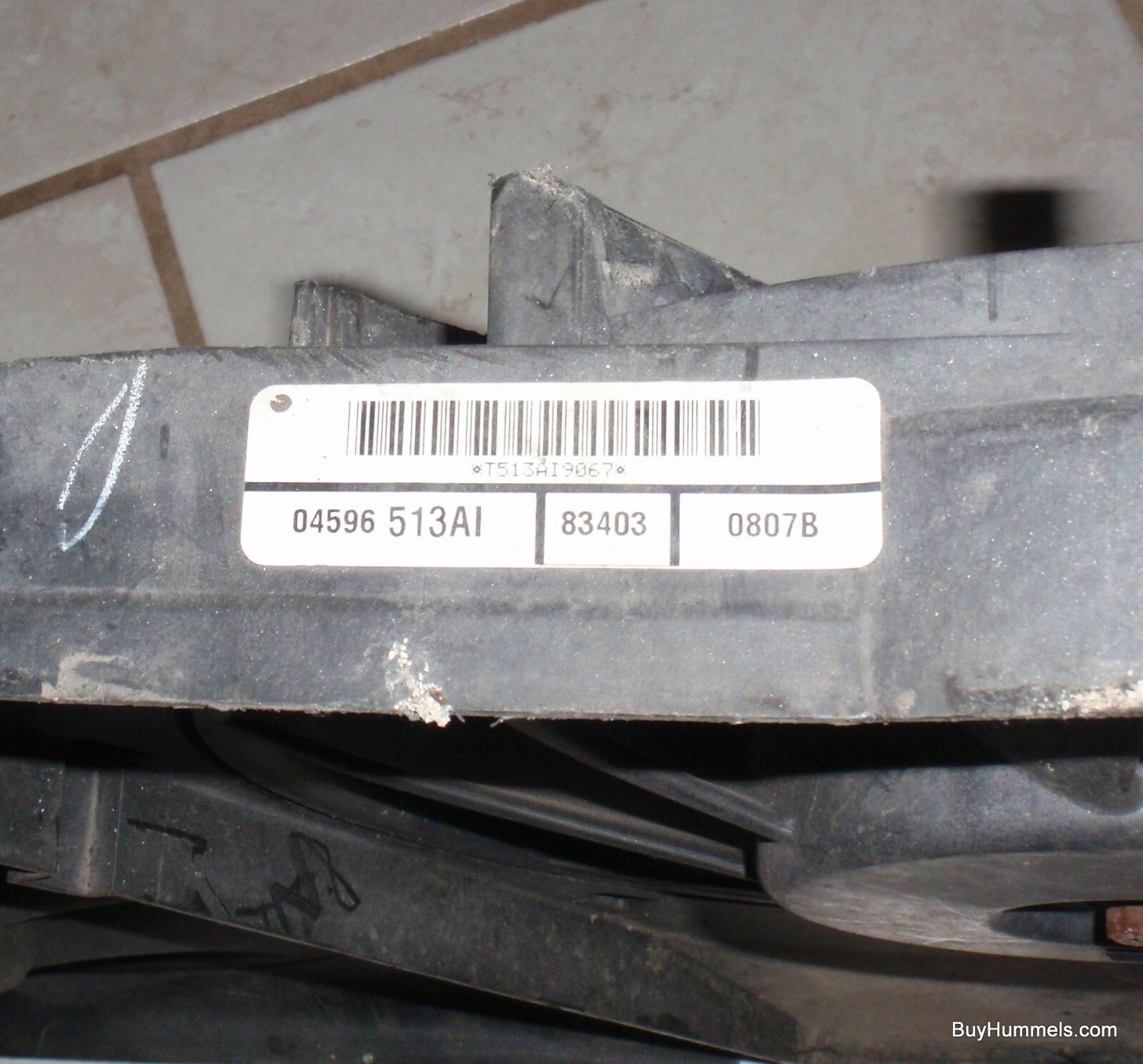 2007 Chrysler 300c Radiator Cooling Fan OEM 04596513AI for sale 