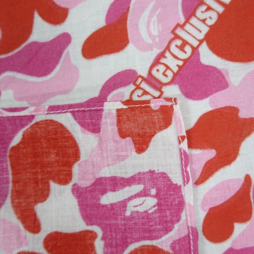A Bathing Ape Bape Pepsi Exclusive 2001 Bandana Scarf Pocket Square 11.5"x12" - Picture 8 of 8