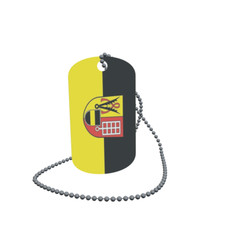 Dog Tag Flag Walsdorf Dog Tag Aluminium 30 x 50 mm