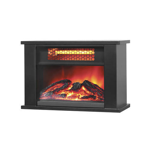Standing Electric Fireplace Heater Flame Logs Effect 14 1000 Watt