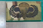 IR – REFLECTIVE AIRBORNE LASER CUT PARACHUTIST  PATCH – MULTICAM COLOR