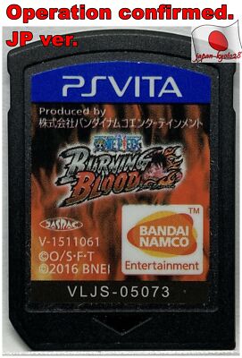 PS VITA Cartridge SONY One Piece Burning Blood Japanese Games J