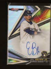 2022 Bowman's Best Eric Brown Jr. Refractor Auto  Milwaukee Brewers