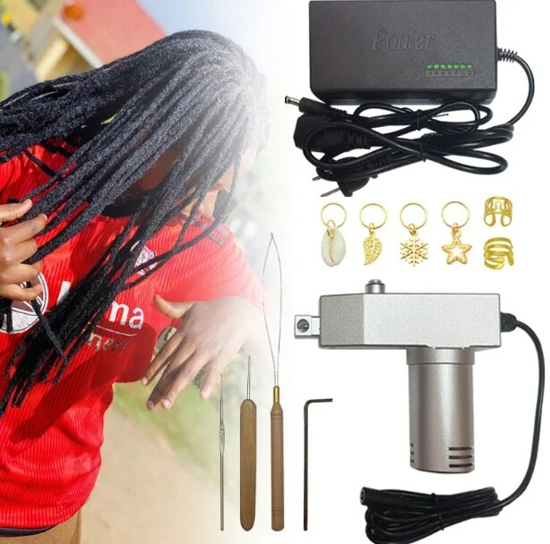 Dreadlocks Machine 7~20Pcs Metal Electric Instant Portable