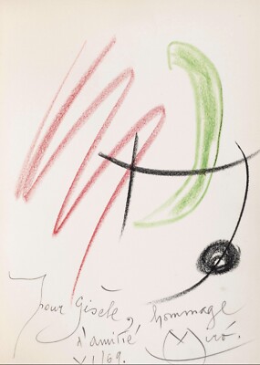 CHAR - Le Chien De Coeur | Lithographie Originale De Miro Reliée Par Louise Bescond (1969, édition Originale Signée)