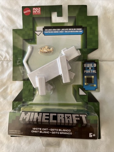 Minecraft White Cat Figure Mattel New | eBay