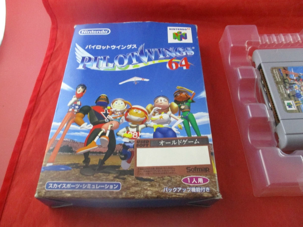 Pilotwings Nintendo 64 N64 Japan COMPLETE w Box manual game WORKS