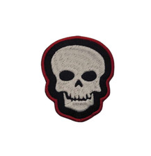 Skull Iron on or sew on patch fun Jacket patch