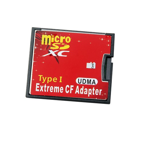 Dual 2 port Micro SD SDHC to Compact Flash CF 1 Type I Card Adapter Converter - Picture 4 of 15