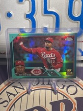 Topps 2023 Chrome	179 Alexis Diaz Aqua Gold Cup /199 Reds SP