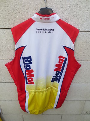 Veste Cycliste Sans Manches Big Mat Bie’mme A-Tex – Taille L, Look Vintage