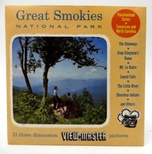 View-Master 355-A-B-C, Great Smokies National Park, S3 Packet 1950, 3 Reel Set