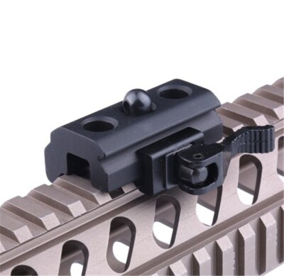 QD Quick Detach Release Mount Swivel Adapter for 20mm Picatinny Rails