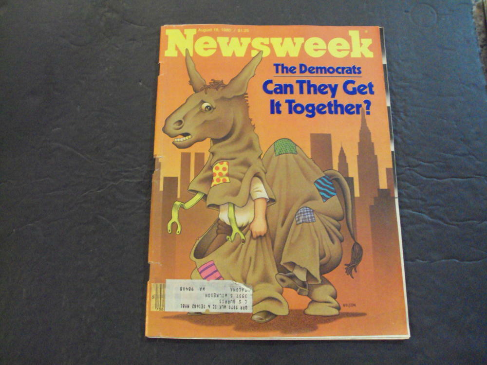Newsweek Aug 18 1980 We're Ruled By Elephants And Donkeys ID:47364