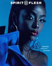 Justine Skye Signed Autographed 8x10 Photo KNOW MYSELF Singer COA
