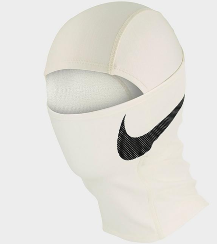 Nike Sportswear Pro Therma-FIT Coconut Milk Black SWOOSH Hood Balaclava Beanie - Afbeelding 1 van 3