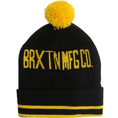Brixton Quinn Beanie (black / yellow 