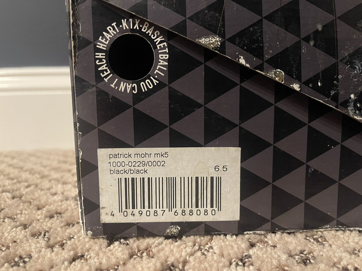 Patrick Mohr K1X MK5 Black Sneaker US Mens Size 9 Very Rare Patrick Mohr K1X MK5 True Red Sneaker Size 9 Rare | eBay main image 3