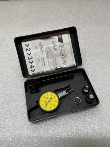 MITUTOYO Horizontal Dial Test Indicator: 0.20 mm Max, 0-100-0 Dial Reading Japan