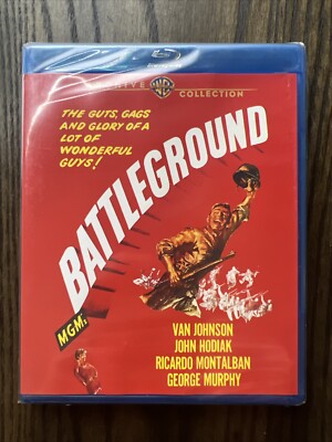 Battleground (Blu-ray, 1949) Brand New Sealed Van Johnson Ricardo Montalban
