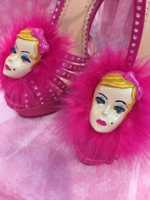 barbie shoes pink