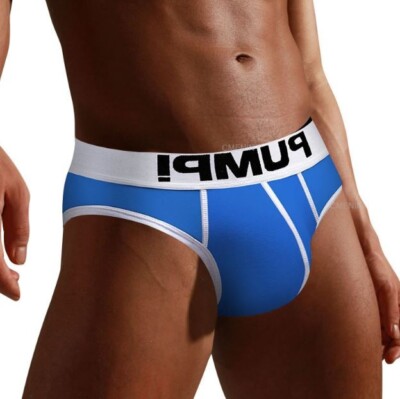 Slip Pump! Blanc/Bleu - Taille M - Neuf Avec étiquettes #SoutienUkraine